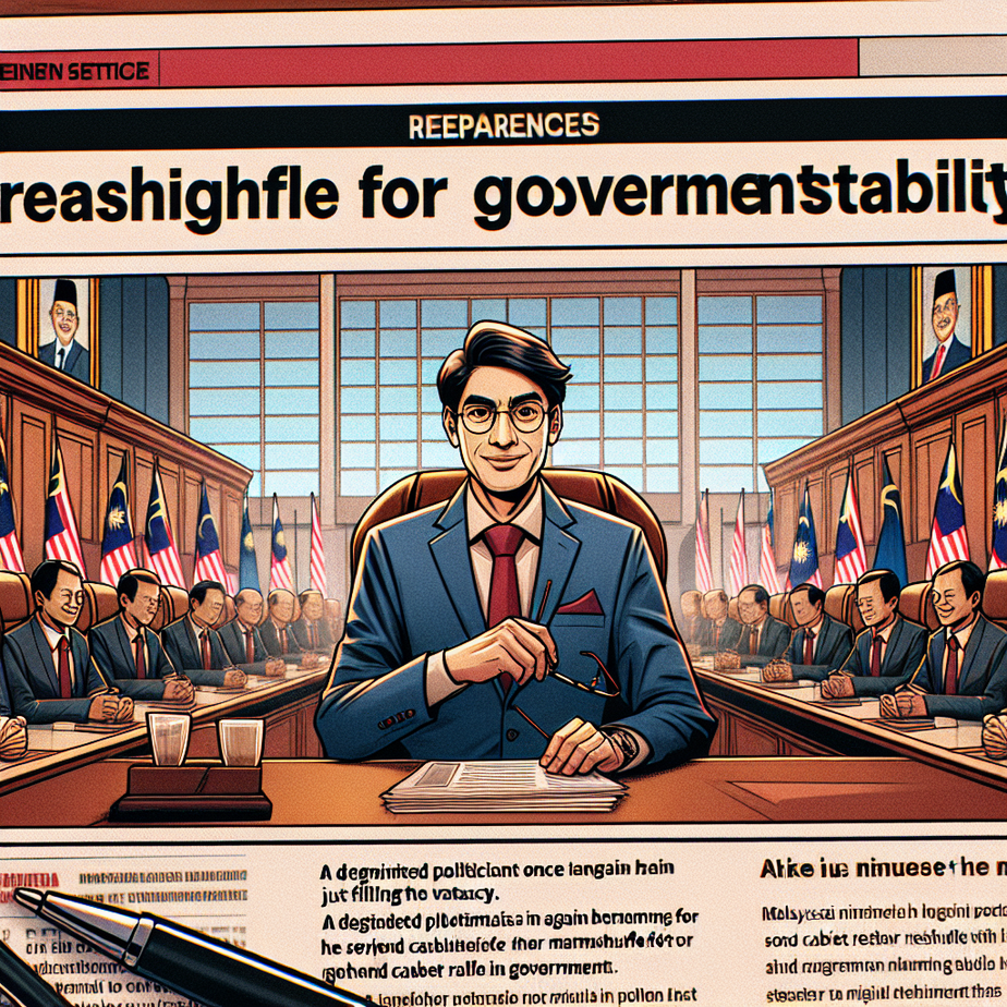 Langkah Baru Anwar Ibrahim: Menata Ulang Kabinet Demi Stabilitas Pemerintahan