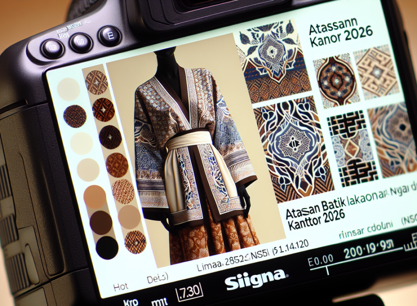 Atasan Batik Kantor 2026: Hot, Rapi, Elegan