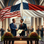 alt_text: Prabowo dan Trump bahas perdagangan dengan tarif baru 19 persen.