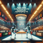 "alt_text": "Kolase kompetisi anggar dan desain interior rumah minimalis dengan elemen kontemporer."