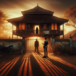 alt_text: Tanda bahaya: tembakan meleset di teras simbolik ketidakstabilan politik lokal.