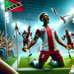 alt_text: Beckham Putra menangis setelah pertandingan Indonesia vs Saint Kitts.