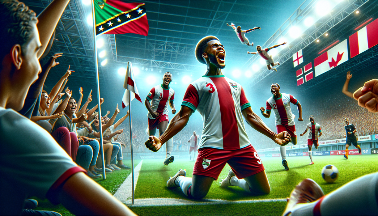 Air Mata Beckham Putra di Laga Indonesia vs Saint Kitts