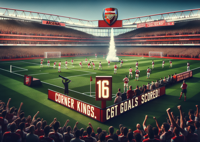 Arsenal Rajanya Korner di Liga Inggris Modern