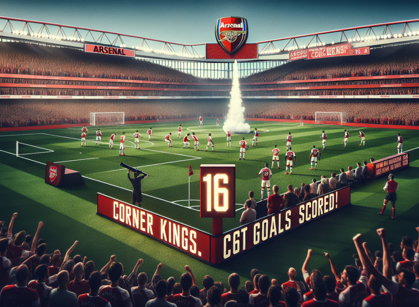 Arsenal Rajanya Korner di Liga Inggris Modern