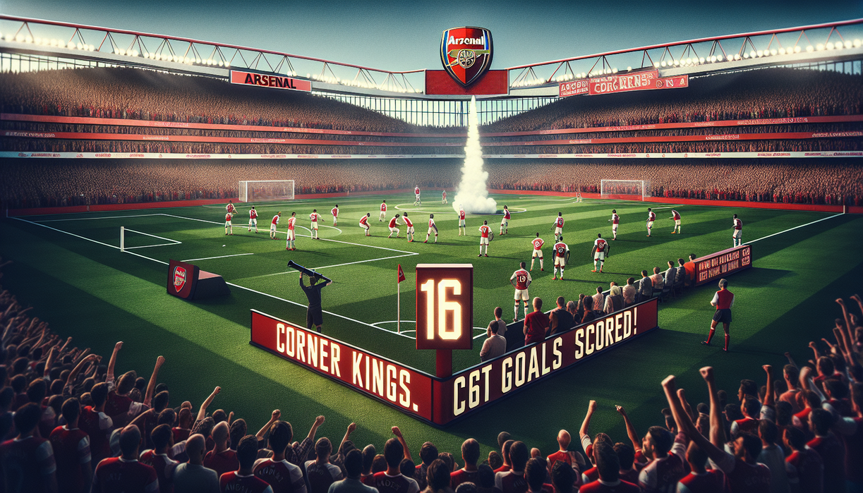Arsenal Rajanya Korner di Liga Inggris Modern
