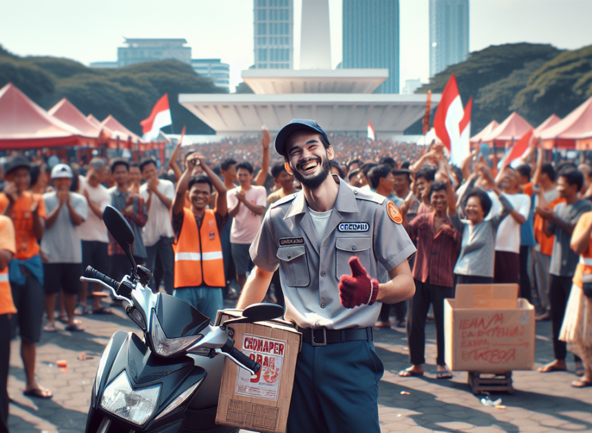 Senangnya Dapat Motor Listrik di Pasar Murah
