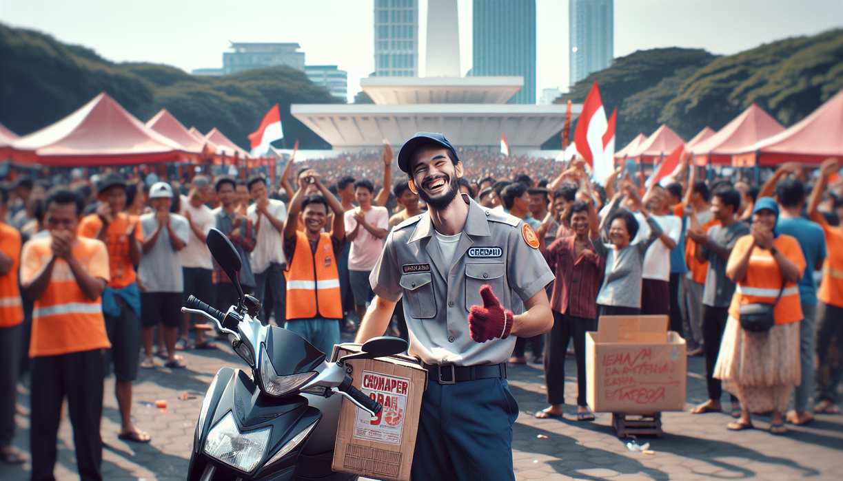 Senangnya Dapat Motor Listrik di Pasar Murah