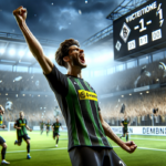 alt_text: Borussia Moenchengladbach vs Union Berlin, pertandingan berakhir dengan skor 1-0.