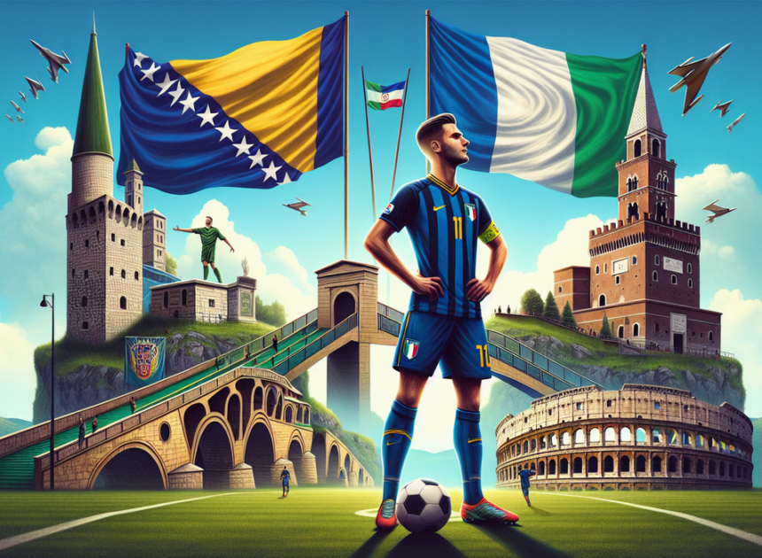 Bosnia vs Italia: Laga Uji Coba Penuh Siasat