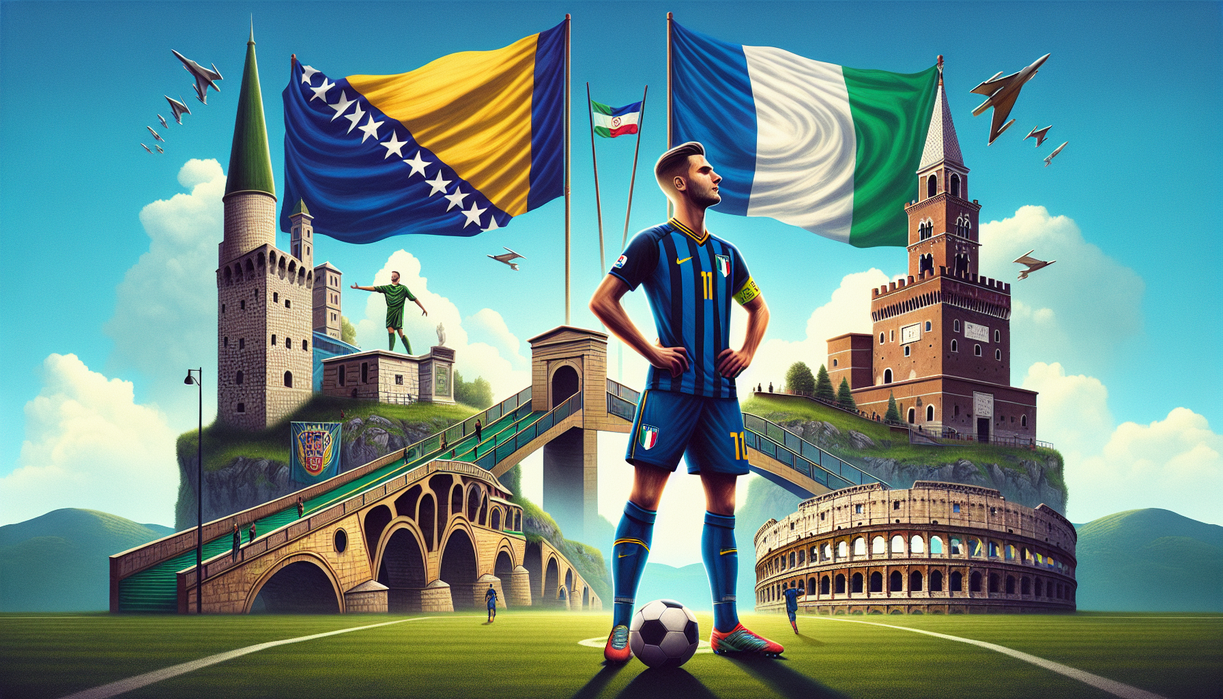 Bosnia vs Italia: Laga Uji Coba Penuh Siasat
