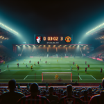alt_text: Pertandingan seru antara Bournemouth dan Manchester United berlangsung penuh tensi di subuh hari.