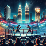 alt_text: "Byon Combat Showbiz 7: Pertarungan epik dengan bola pukul, menembus batas negeri."