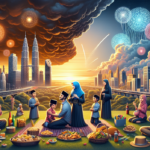 "alt_text": "Ilustrasi dampak ekonomi Lebaran di tengah tantangan ekonomi global."