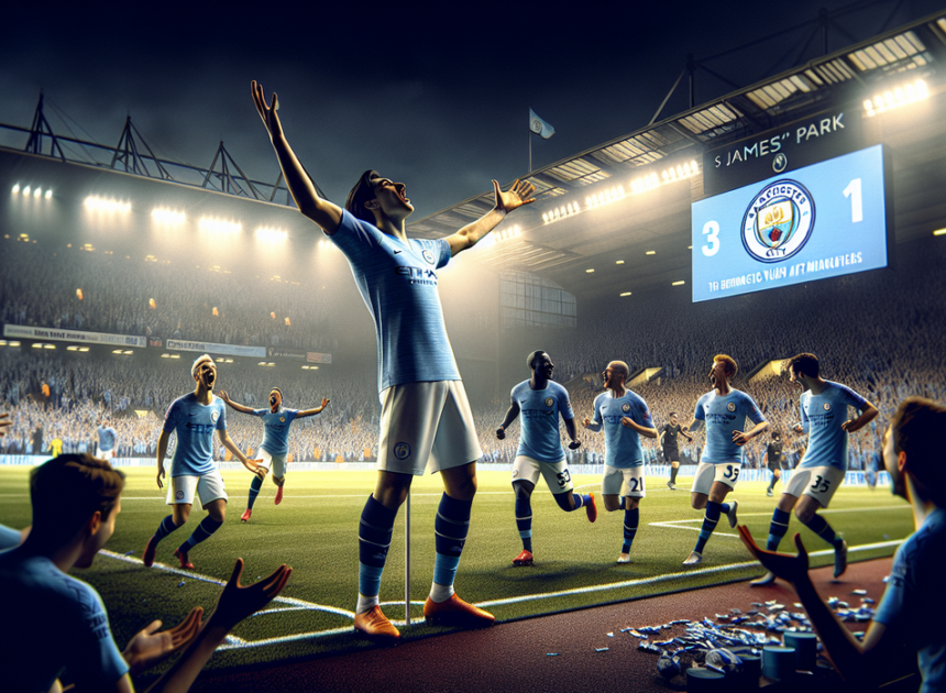 Newcastle vs Man City: Drama 1-3 di Panggung Sepakbola