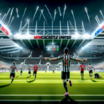 alt_text: Aksi laga sengit Newcastle lawan Man Utd, Setan Merah tampil lesu di lapangan.