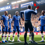 alt_text: Pemain Chelsea dinasihati untuk lebih disiplin dan memperbaiki sikap saat bertanding.