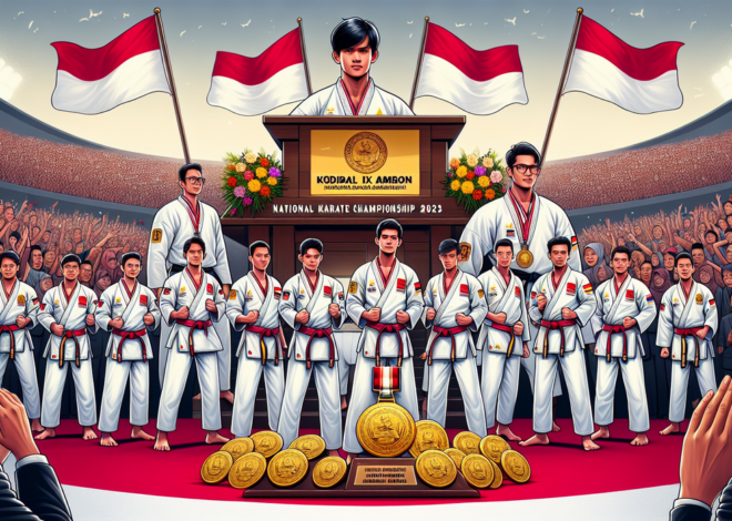 12 Medali Karate Ambon: Kebangkitan Olahraga Timur
