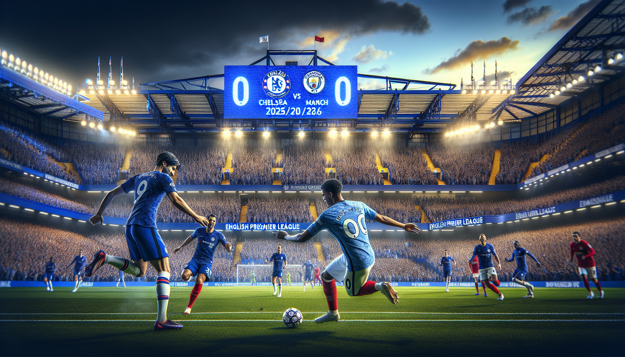 Chelsea vs Manchester City: 45 Menit Tanpa Gol Penuh Ketegangan