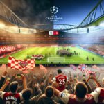 alt_text: Bayern vs Real Madrid berlangsung sengit, Arsenal mencuri perhatian dengan performa menawan.