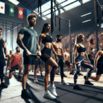 alt_text: Peserta Hyrox bertanding intens, memadukan bisnis dan olahraga dalam arena kompetitif.