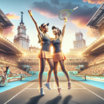 alt_text: Janice dan Aldila merayakan kemenangan di Madrid Open 2026, medali emas di tangan.