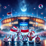 alt_text: Nobar Final Liga Champions di kafe bernuansa Hungaria, ramai semarak suporter.