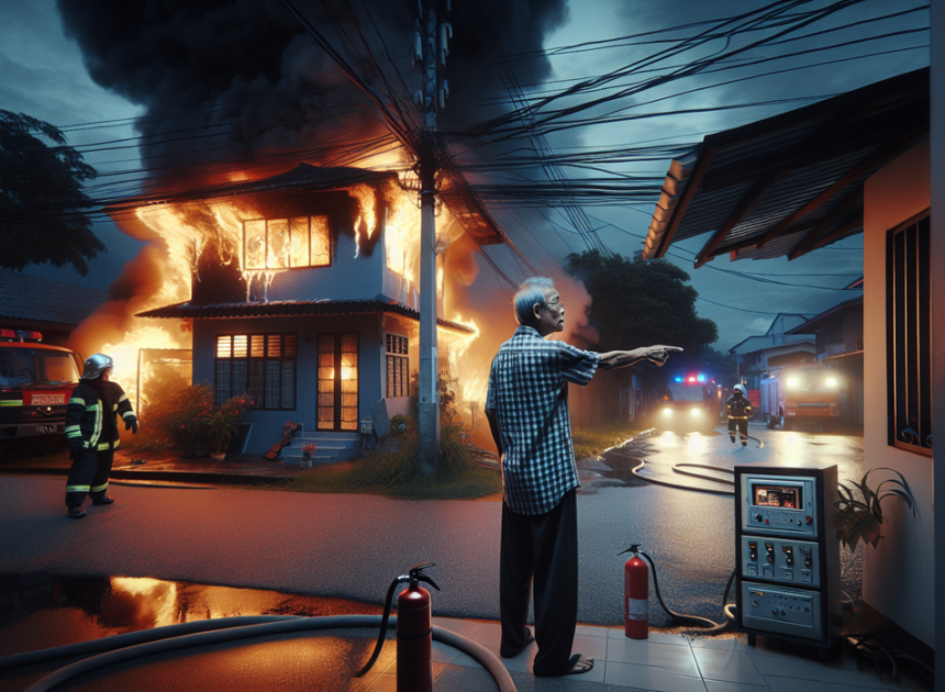 Pemasaran Keselamatan Rumah di Balik Api Gunung Tua