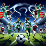 alt_text: Duel sengit Sporting vs Arsenal; ujian mental bagi The Gunners di lapangan hijau.