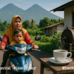 alt_text: Kopi Ijen terhampar di lereng Ijen-Raung, dikenal dunia karena aroma khas dan berkualitas tinggi.