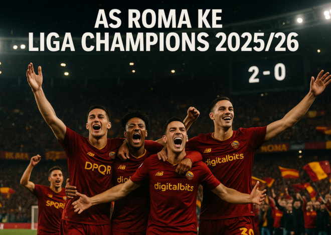 AS Roma Kunci Liga Champions, Babak Baru di Olimpico