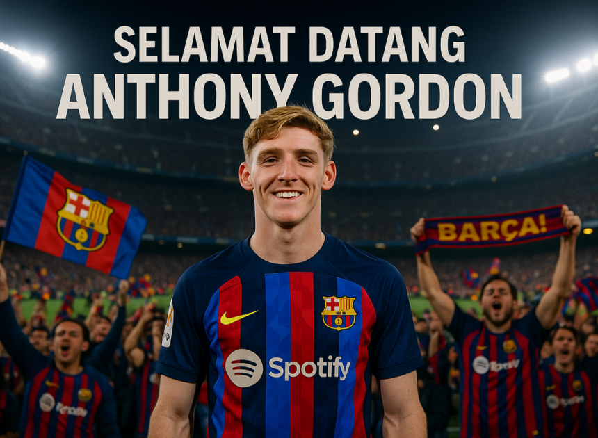 Barcelona Rampungkan Transfer Gordon dari Newcastle