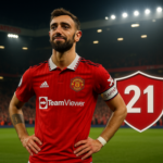 alt_text: Bruno Fernandes memimpin era baru sebagai raja assist di Liga Inggris.