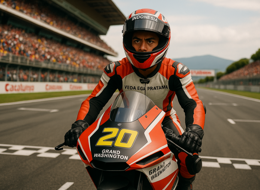 Desain Grafis & Drama Kualifikasi Moto3 Catalunya