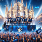 "alt_text": "Kota dalam sorakan biru, Inter Milan merayakan juara Serie A dengan pesta semarak."