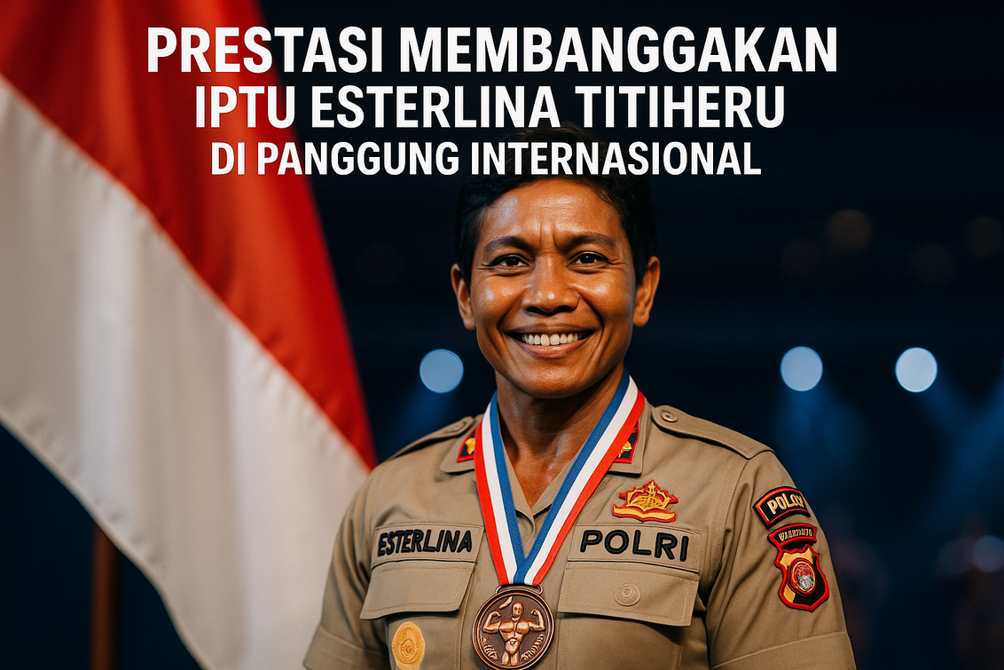 Iptu Esterlina Titiheru: Konten Inspirasi dari Ruang Polsek ke Panggung Binaraga