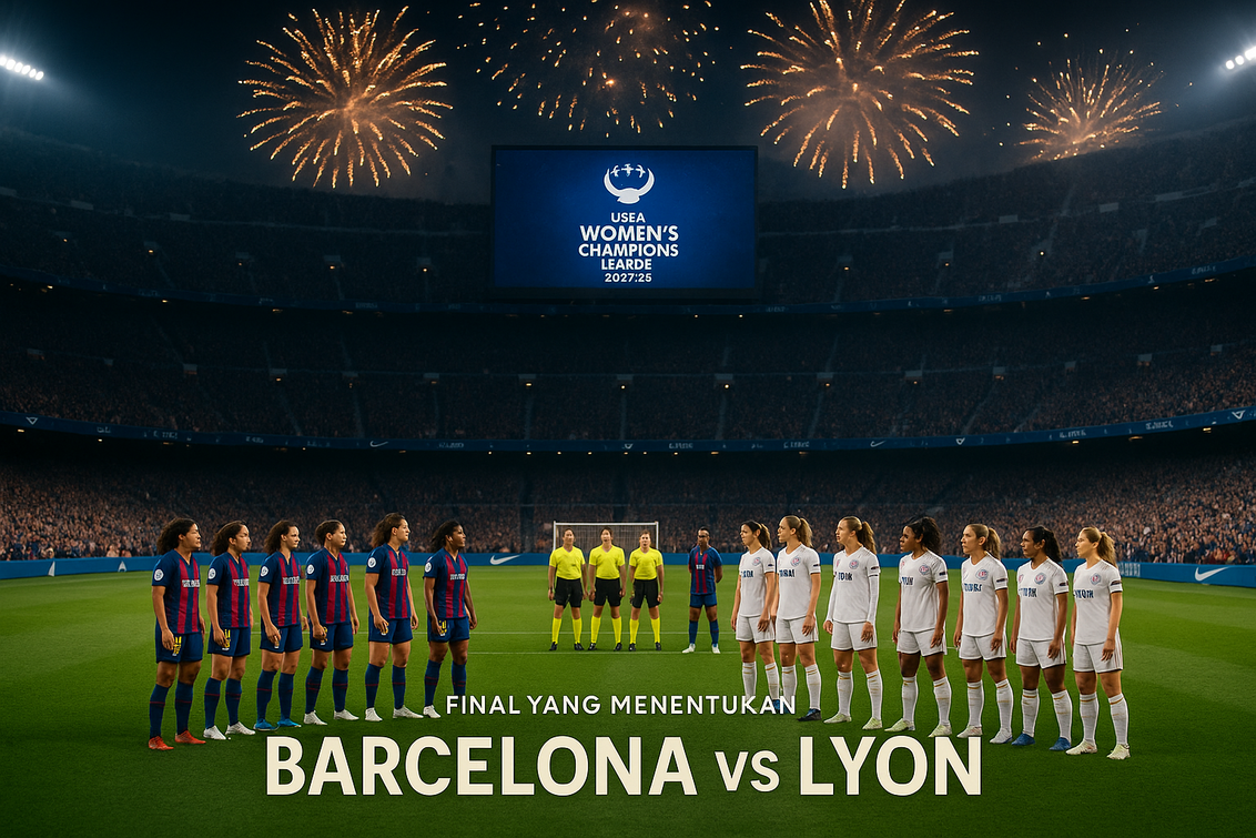 Liga Champions Wanita: Barcelona vs Lyon di VISION+