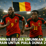 "alt_text": "Analisis skuad Belgia untuk Piala Dunia 2026, mencakup pemain kunci dan strategi tim."
