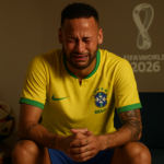 alt_text: Neymar menangis bahagia setelah dipanggil ke Piala Dunia.