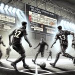 alt_text: Pemain sepak bola merayakan gol di pertandingan pekan 32 Super League penuh ketegangan.
