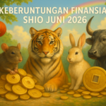 "alt_text": "Empat shio paling beruntung Juni 2026, siap meraih rezeki besar."