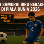 alt_text: Pertandingan Brasil vs Jepang, Samurai Biru siap bangkit melawan raksasa sepak bola Amerika Selatan.