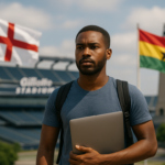 "Drama di Foxborough: Kolaborasi Inggris-Ghana dalam pengembangan perangkat lunak."