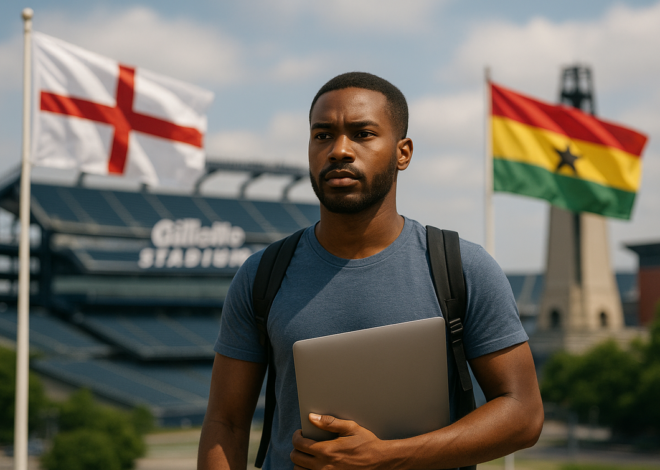Foxborough: Drama Inggris, Ghana, dan software development
