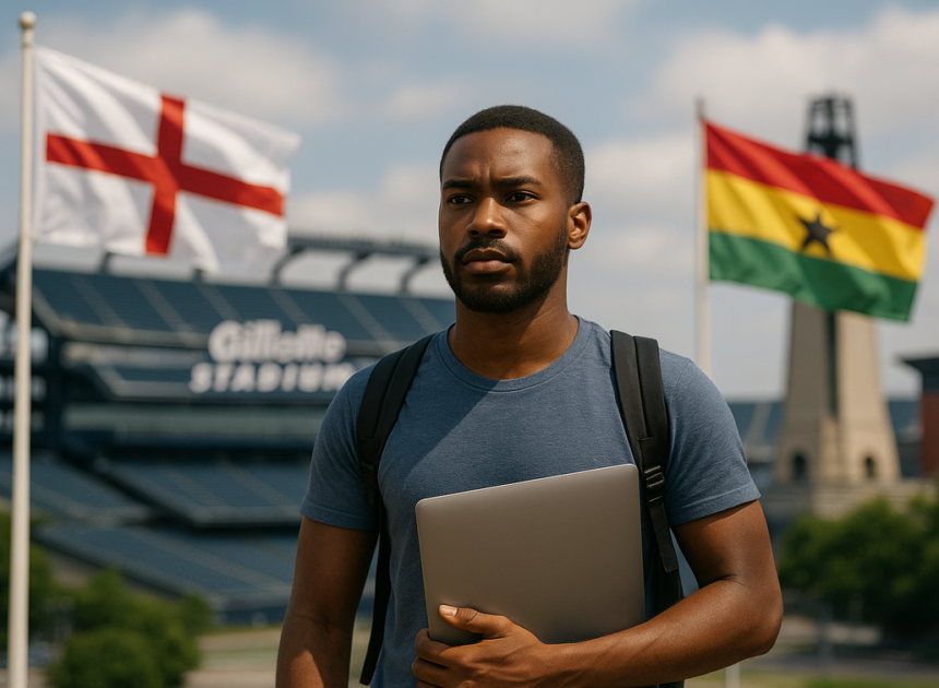 Foxborough: Drama Inggris, Ghana, dan software development