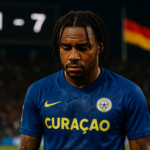 alt_text: Pertandingan sepak bola antara Jerman dan Curacao; tim besar melawan tim underdog.