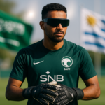 alt_text: Kiper berkacamata hitam bersiap menghadapi sensasi Piala Dunia 2026.