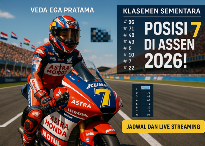 Klasemen Moto3 Assen: Konten Peluang Emas Veda