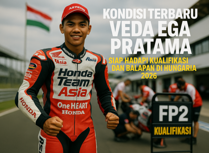 Kondisi Terkini Veda Ega Usai Crash FP2 Hungaria