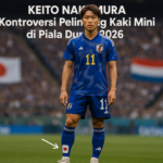 alt_text: Pemain gunakan shin guard mini, menimbulkan debat keamanan di Piala Dunia 2026.